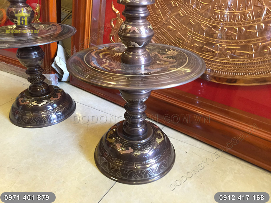 ch&acirc;n nến ngũ sắc 70
